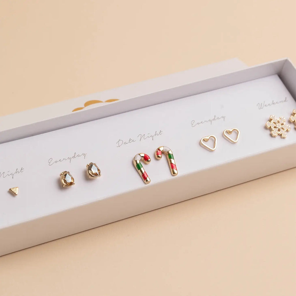 EARRING: #CHRISTMAS Earring Gift Box Set - MomQueenBoutique