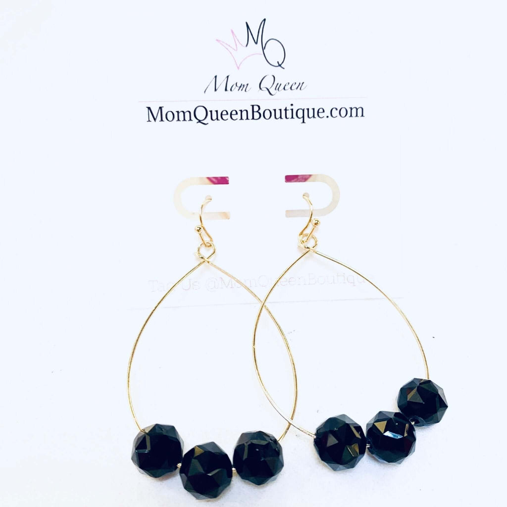 EARRINGS: #BeautyQueen Earrings - MomQueenBoutique