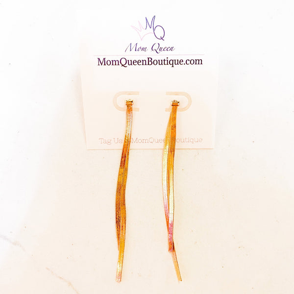 EARRINGS: #GoldDipped - MomQueenBoutique
