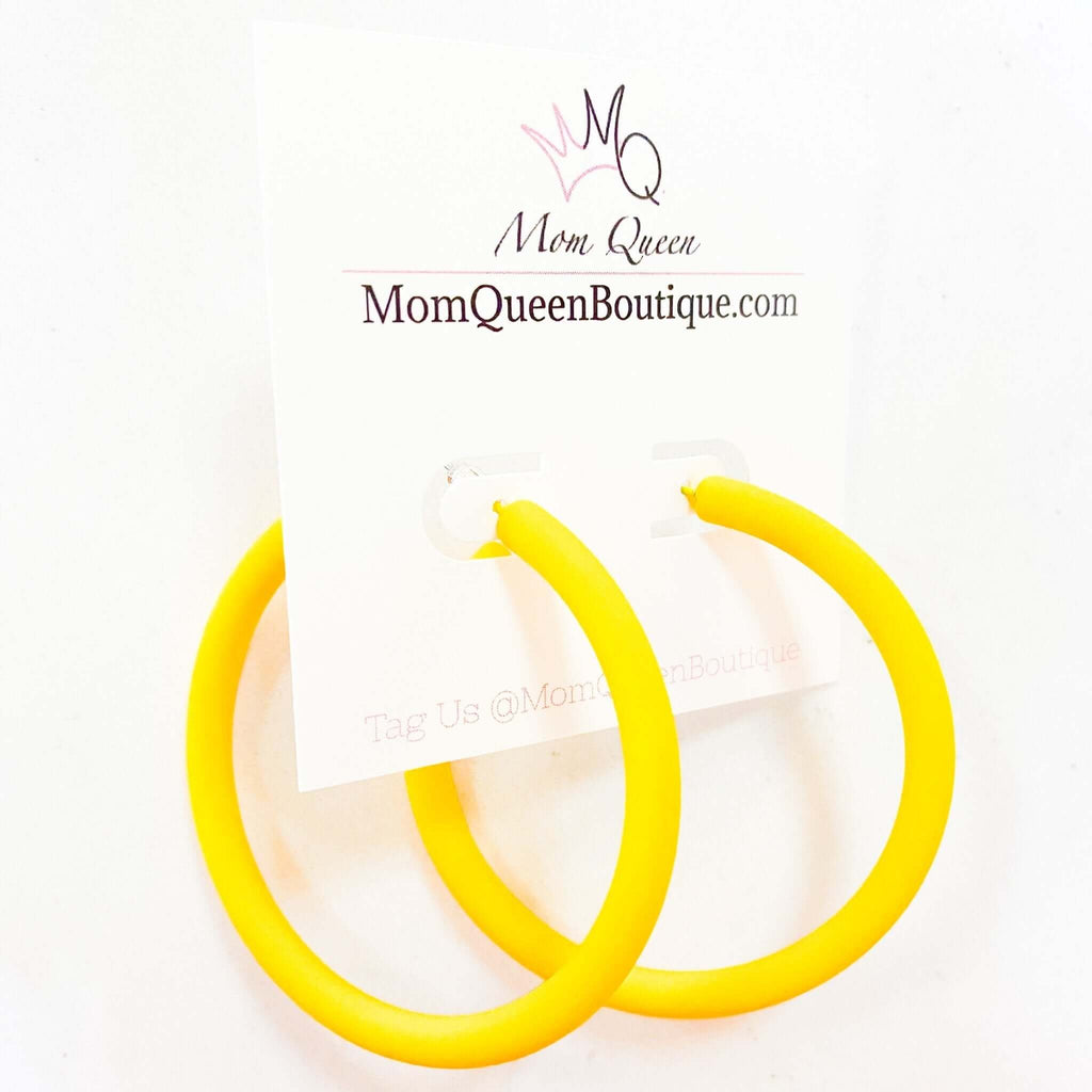 EARRINGS: #HelloYellow - MomQueenBoutique
