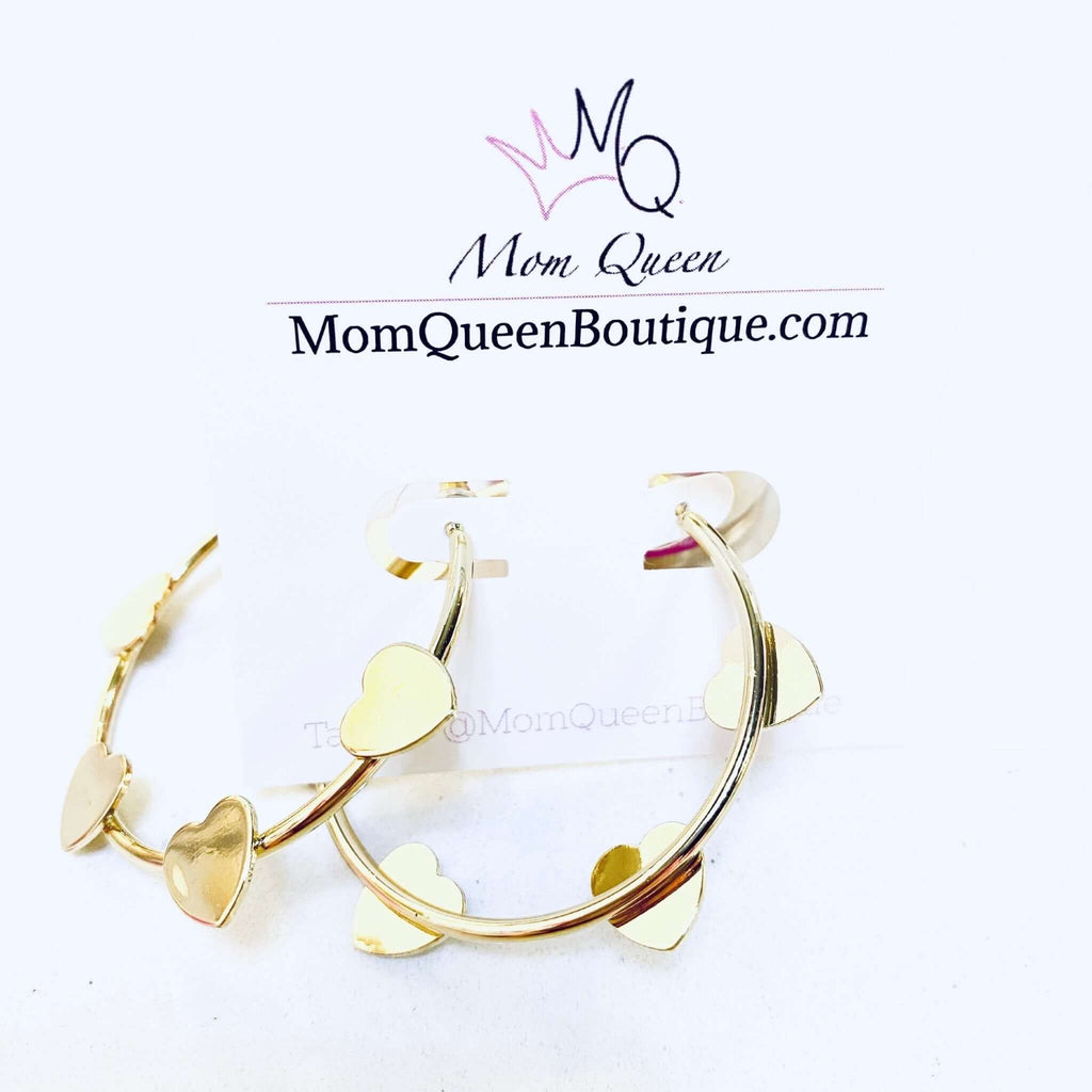 EARRINGS: #LoveHoops Earrings - MomQueenBoutique