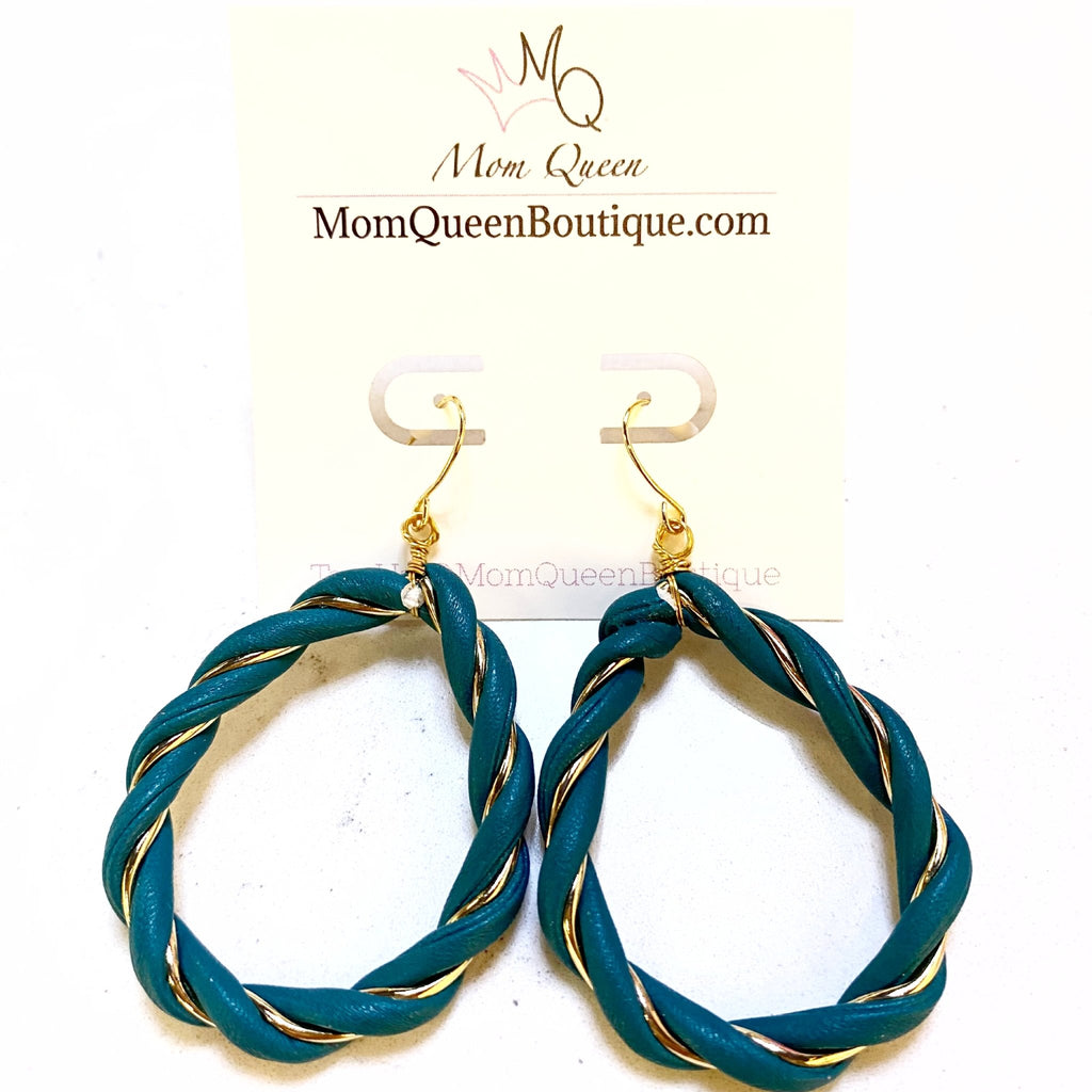 EARRINGS: #TurquoiseDreams - MomQueenBoutique