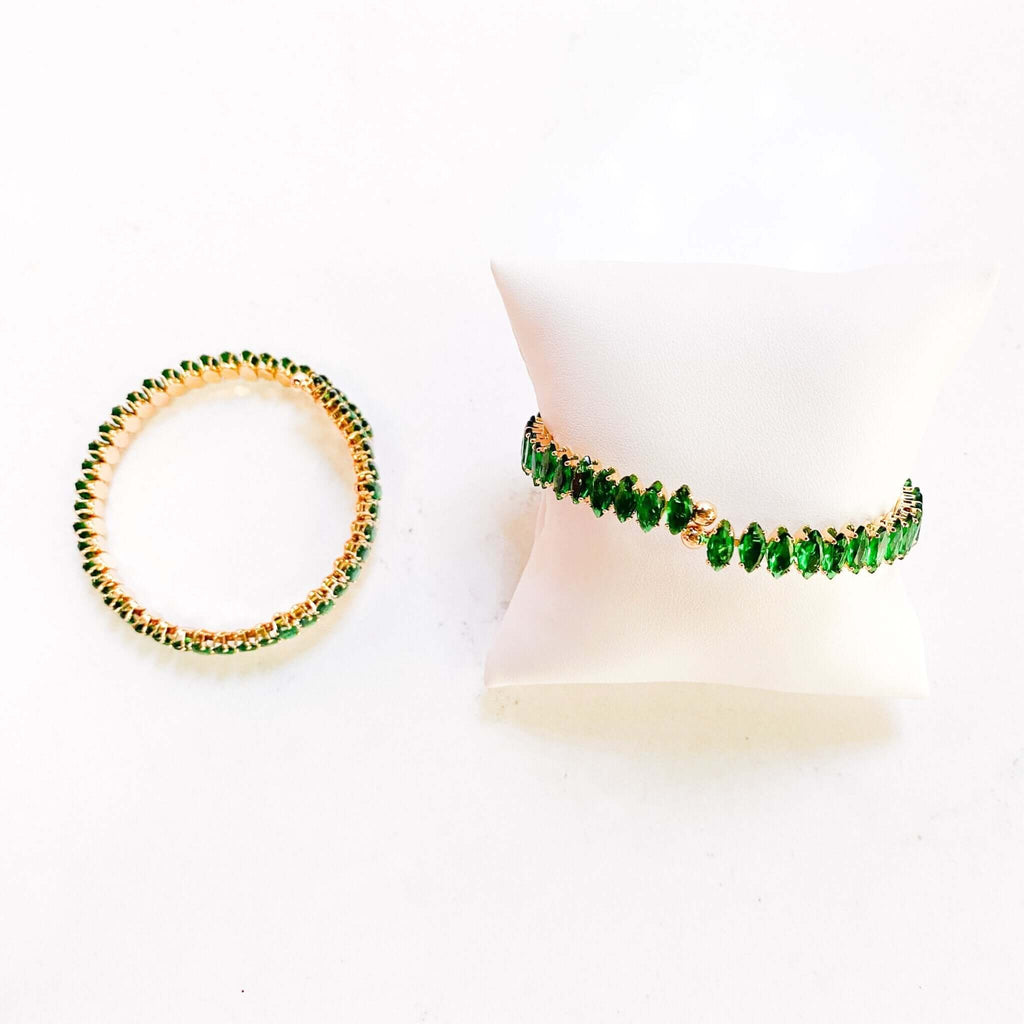 Emerald Bracelets - MomQueenBoutique