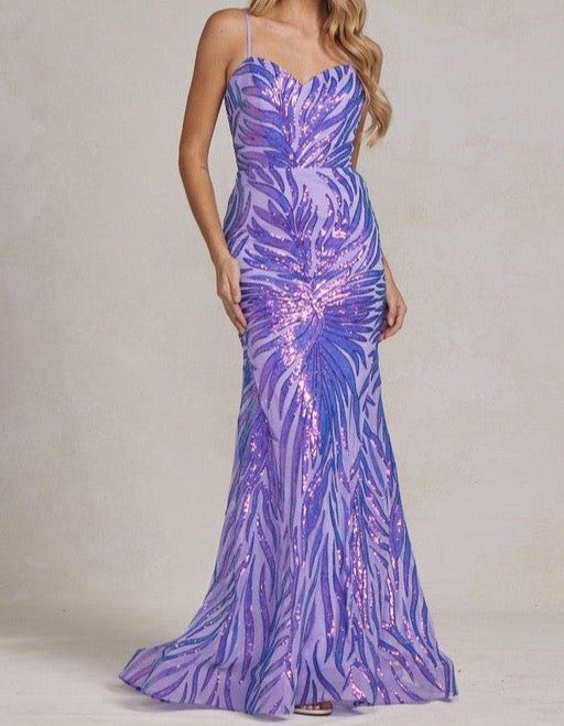 Finley Gown: Long Formal Sequin Gown - MomQueenBoutique