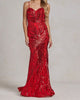 Finley Gown: Long Formal Sequin Gown - MomQueenBoutique