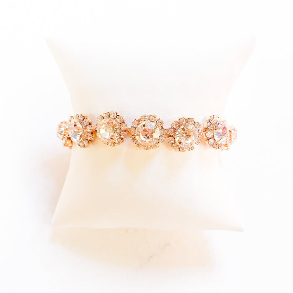 Flower Diamond Bracelet - MomQueenBoutique