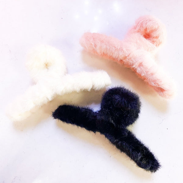 Fluff Claw Clips - MomQueenBoutique