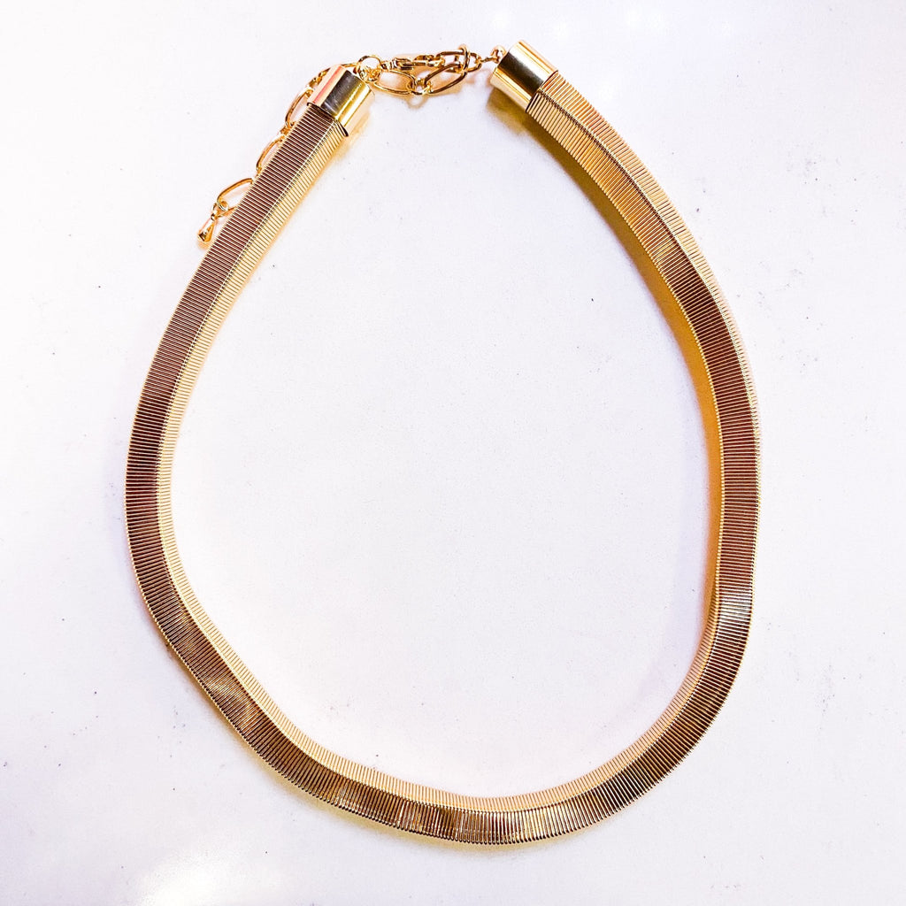 Gold Bangle Necklace - MomQueenBoutique