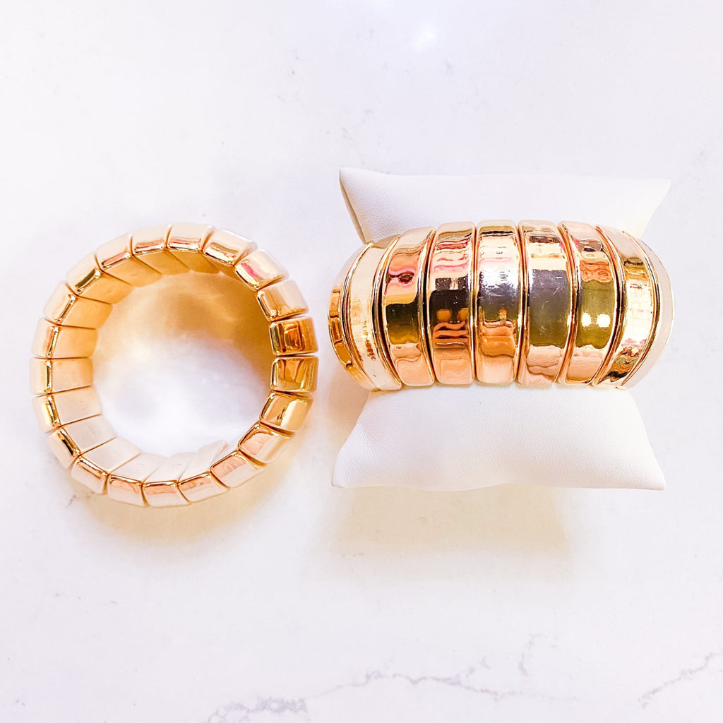 Gold Bars Bracelet - MomQueenBoutique