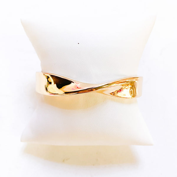 Gold Wave Bracelet - MomQueenBoutique