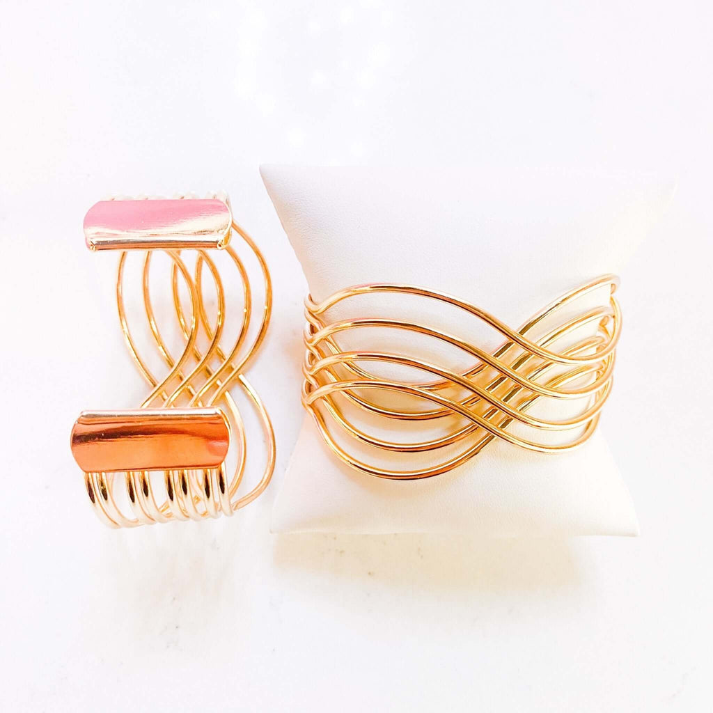 Golden Spiral Bracelet - MomQueenBoutique