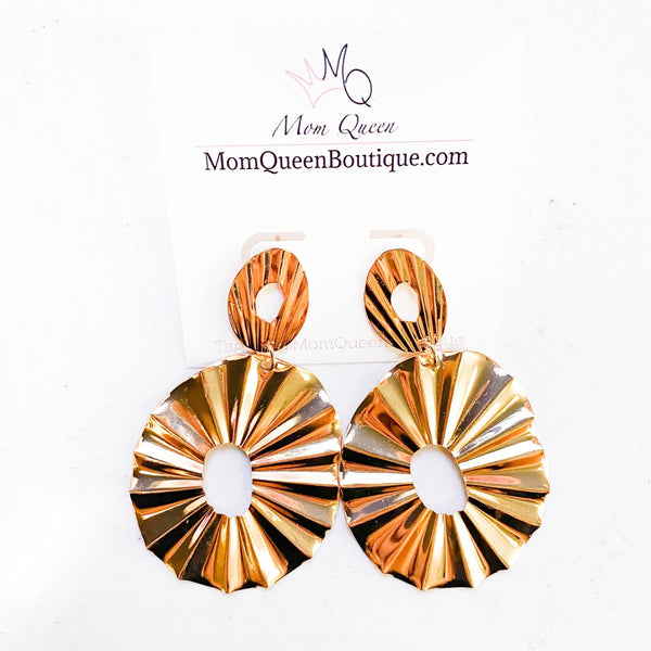 #GoldenRay Earrings - MomQueenBoutique