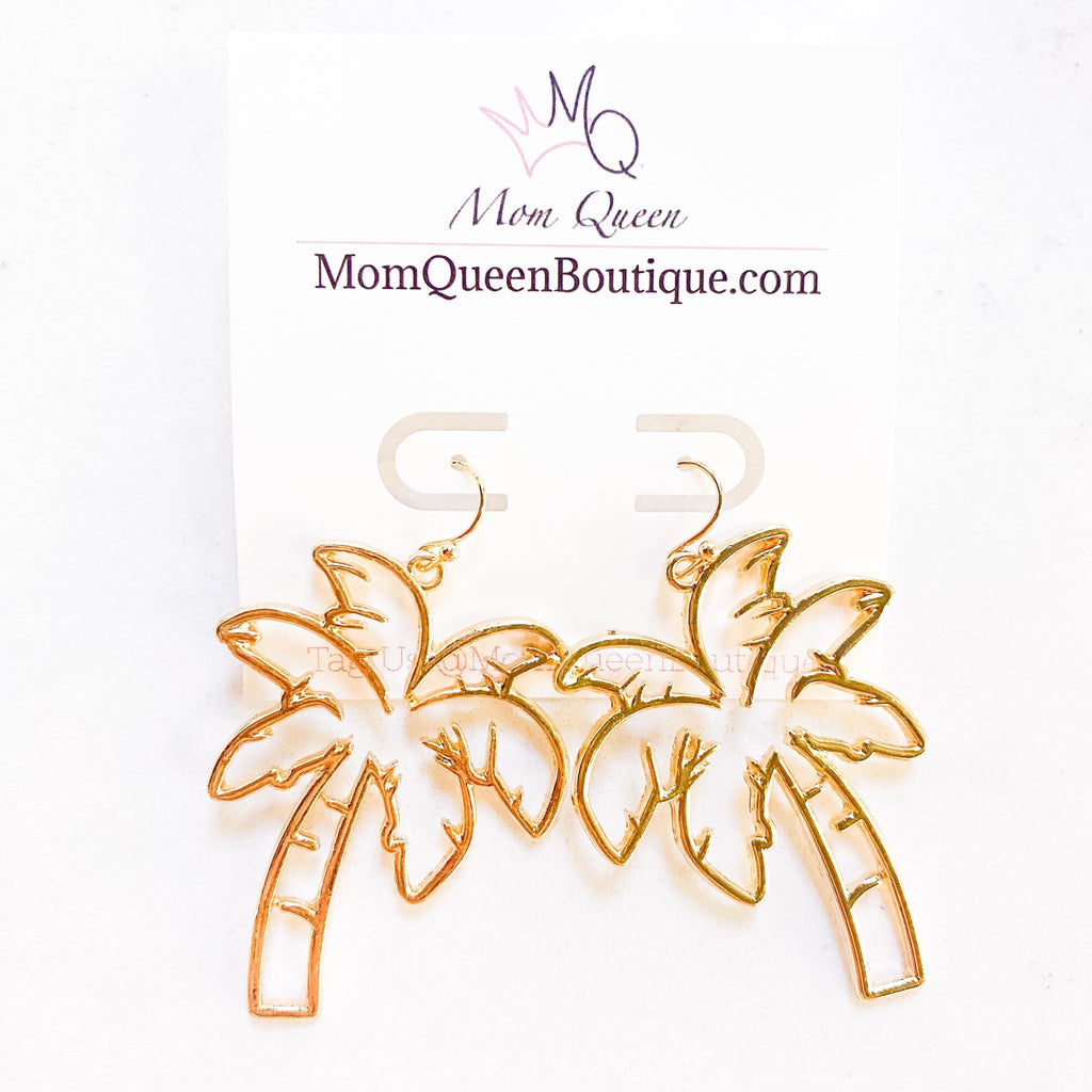 #GoldTropics Earrings - MomQueenBoutique