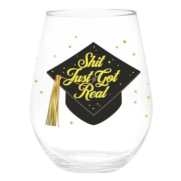 Graduation Reality Glass - MomQueenBoutique