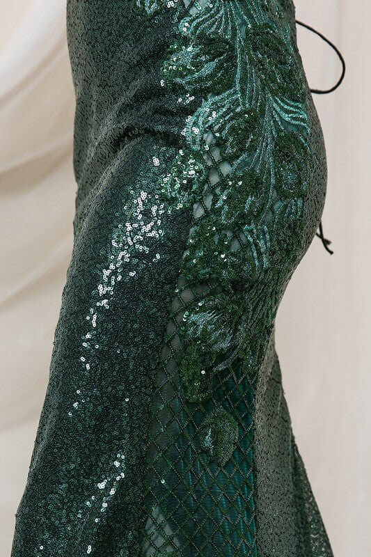 Harper Gown: Long Formal Sequin Gown - MomQueenBoutique