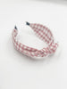 HEADBAND: Gingham Plaid - MomQueenBoutique