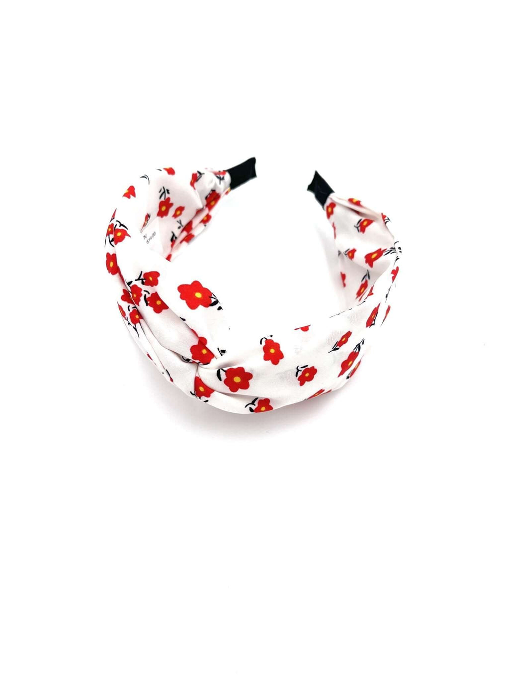 HEADBAND: Red Flower - MomQueenBoutique