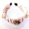 HEADBAND: Satin & Jewels Headband - MomQueenBoutique