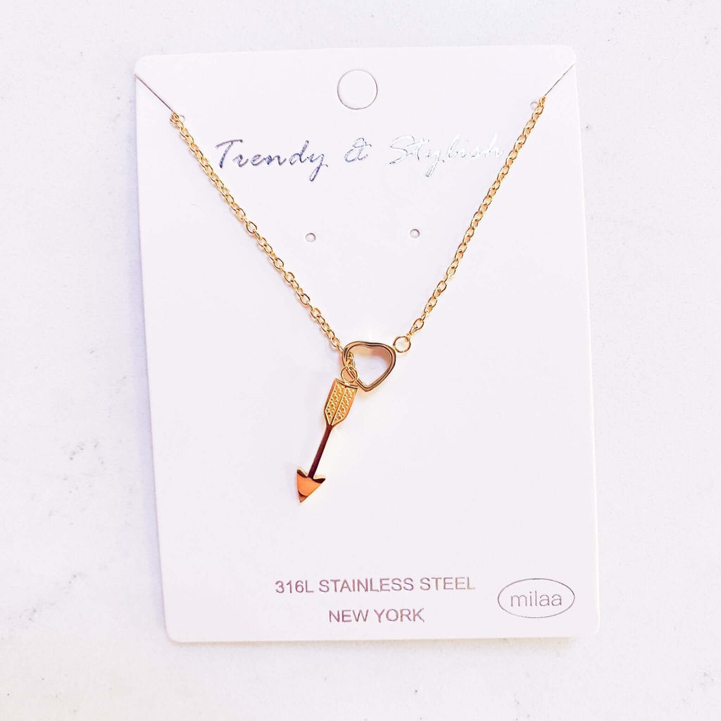 Heart Struck Necklace - MomQueenBoutique