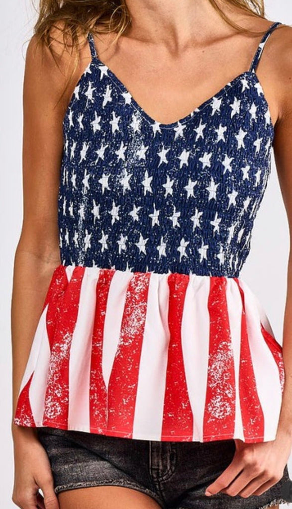 Liberty Tank: American Flag Tank - MomQueenBoutique