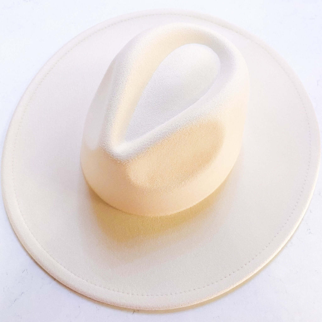 More than Life Hat: Cream Felt Hat - MomQueenBoutique