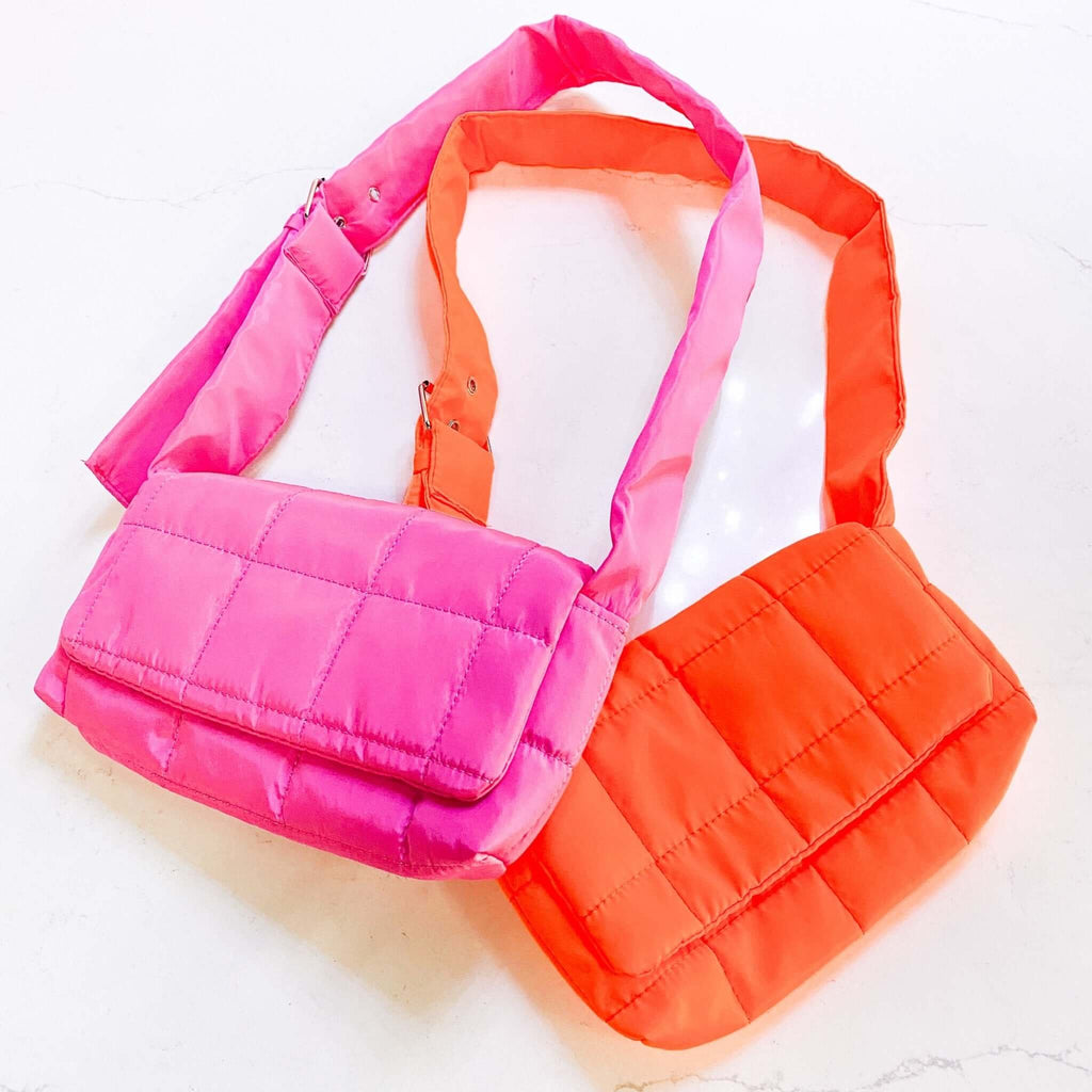 Neon Puff Purses - MomQueenBoutique