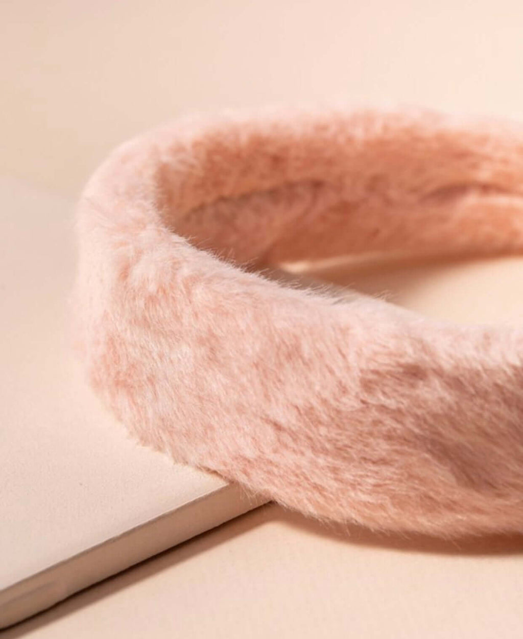 Pink Fur Headband - MomQueenBoutique