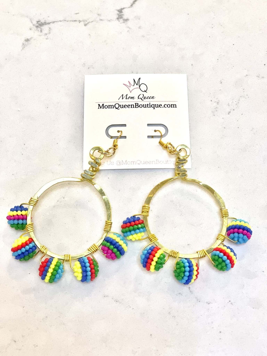 #PrimaryFun Earrings - MomQueenBoutique