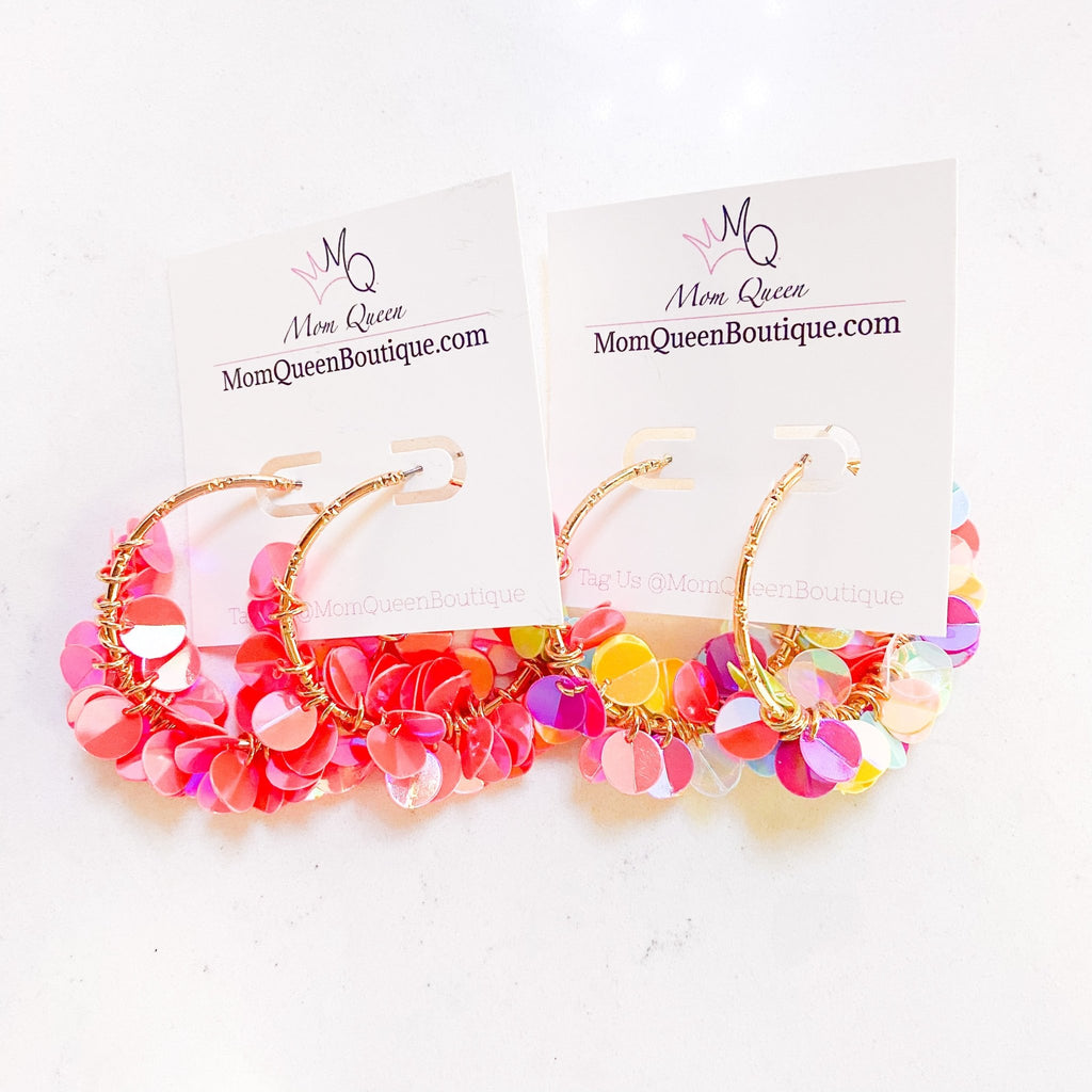 #SequinBabes Earrings - MomQueenBoutique