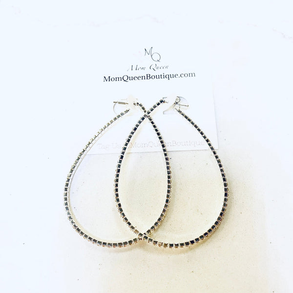 #Silver Star Earrings - MomQueenBoutique