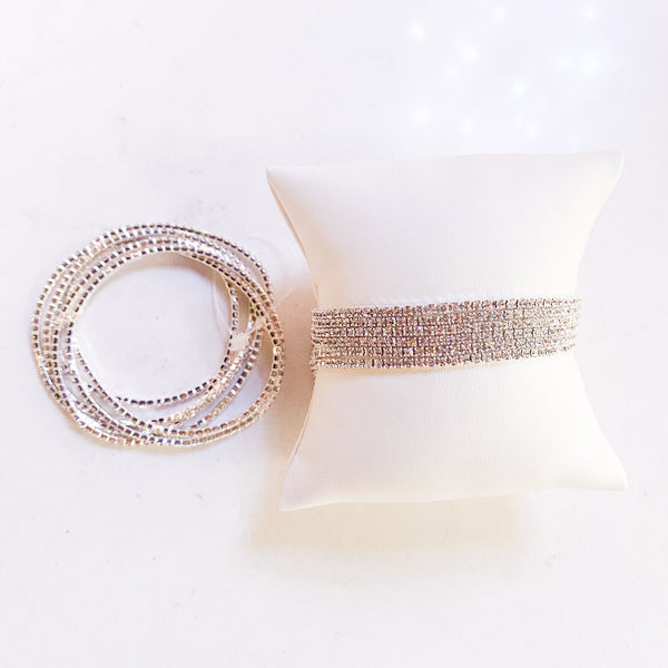 Silver Wrap Bracelet - MomQueenBoutique