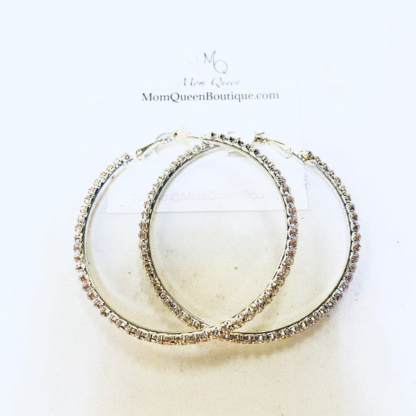 #SilverBabe Earrings - MomQueenBoutique