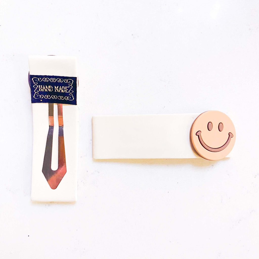 Smiley Hair Clip - MomQueenBoutique