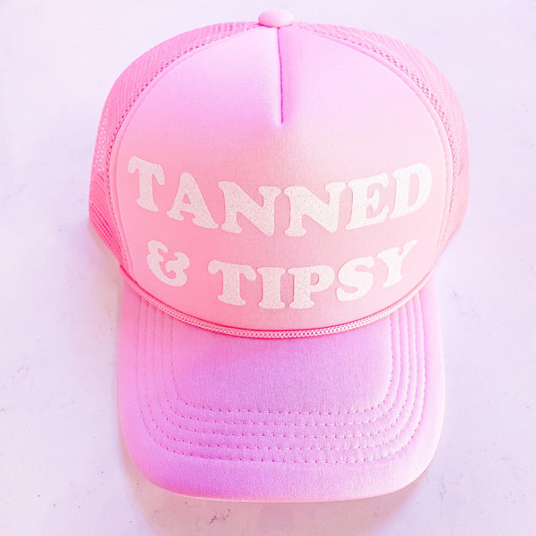 Tanned & Tipsy Hat - MomQueenBoutique