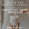 Thank You Candle - MomQueenBoutique