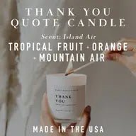 Thank You Candle - MomQueenBoutique