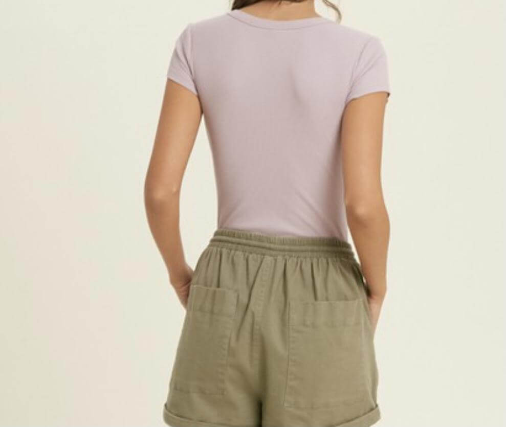 The Allison Bodysuit: Cap Sleeve Surplice Wrap Style Bodysuit - MomQueenBoutique