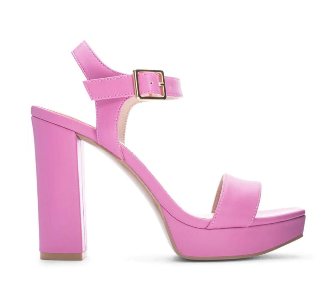 The Alyssa Heels: Pink Platform Heels - MomQueenBoutique