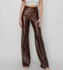 The Amelia Pants: High Waited Pleather Pants - MomQueenBoutique