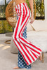 The American Babe Jeans: American Flag Print Bell Bottoms - MomQueenBoutique