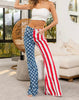 The American Babe Jeans: American Flag Print Bell Bottoms - MomQueenBoutique