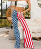 The American Babe Jeans: American Flag Print Bell Bottoms - MomQueenBoutique