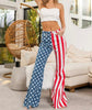 The American Babe Jeans: American Flag Print Bell Bottoms - MomQueenBoutique