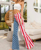 The American Babe Jeans: American Flag Print Bell Bottoms - MomQueenBoutique