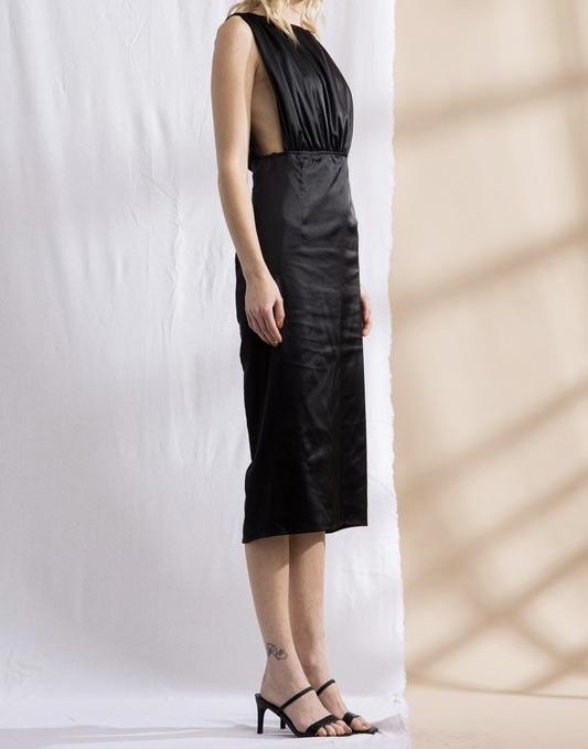 The Audrey Dress: Sleeveless Midi Pencil Dress - MomQueenBoutique
