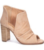 The Autumn Heels: Natural Slip On Open Toe Heel - MomQueenBoutique