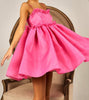 The Barbie Dress: Ruffled Edge Sweet Heart Neck Sleeveless Tulle Mini Dress - MomQueenBoutique