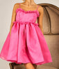 The Barbie Dress: Ruffled Edge Sweet Heart Neck Sleeveless Tulle Mini Dress - MomQueenBoutique