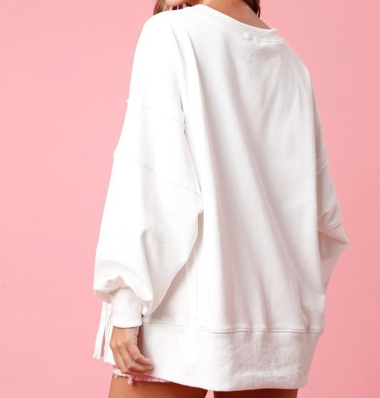 The Birthday Queen Sweatshirt: Sequins Birthday Shirt - MomQueenBoutique