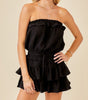 The Blaire Romper: Strapless Ruffled Romper - MomQueenBoutique